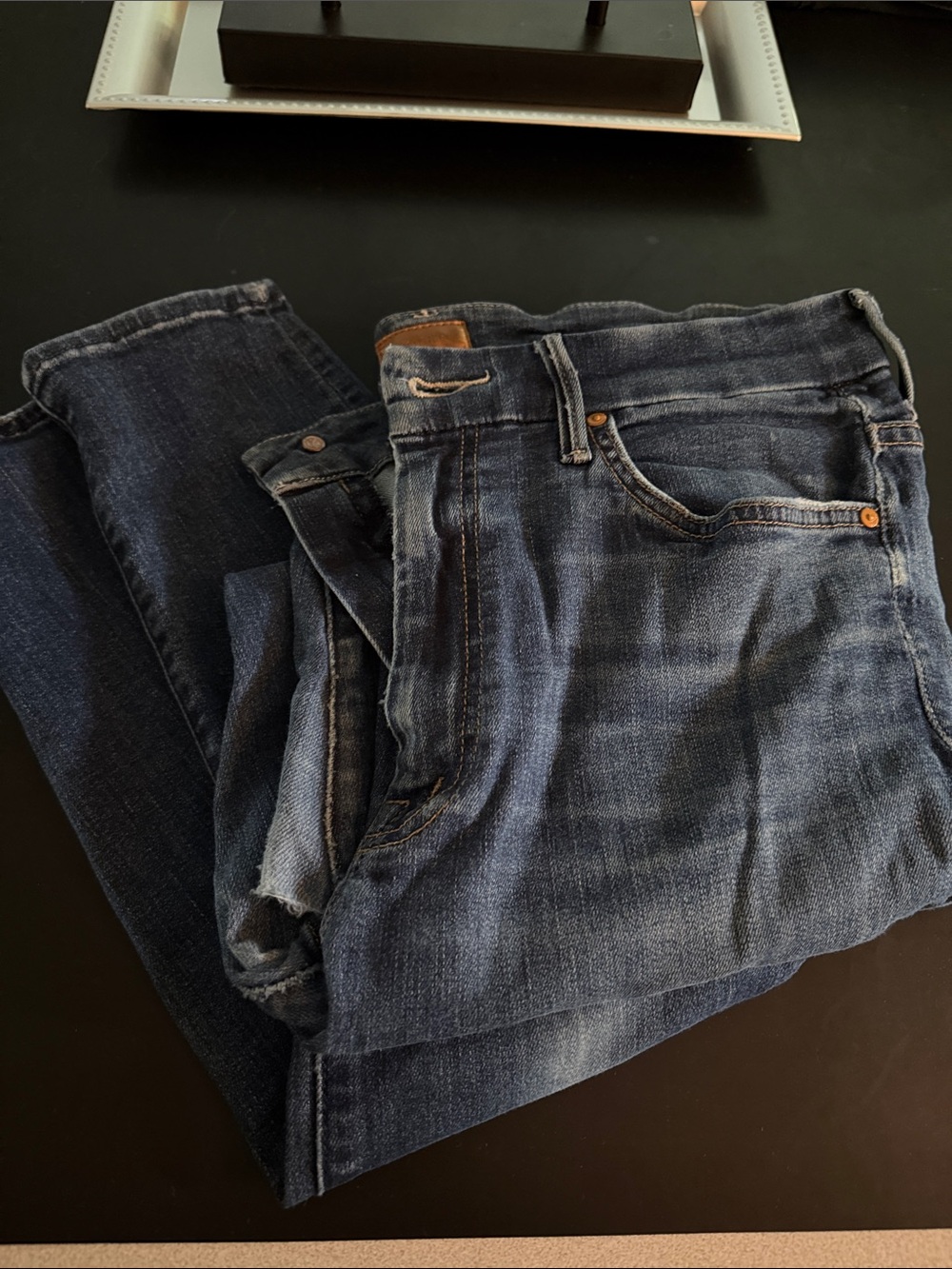 Mother (project) Dark Blue Denim Jeans